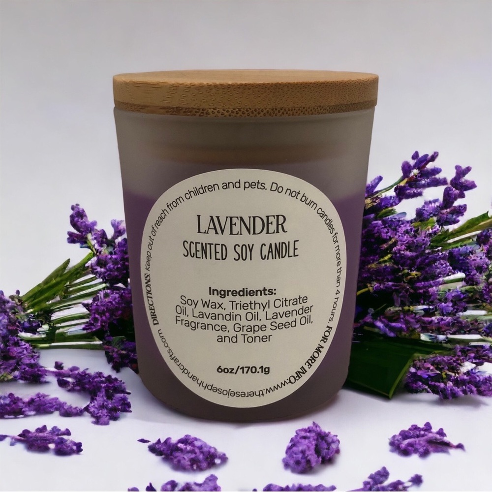 Lavender Scented Soy Candle